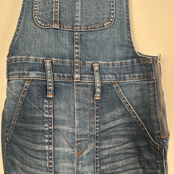 Madewell denim jean straight overalls - Picture 4 of 7
